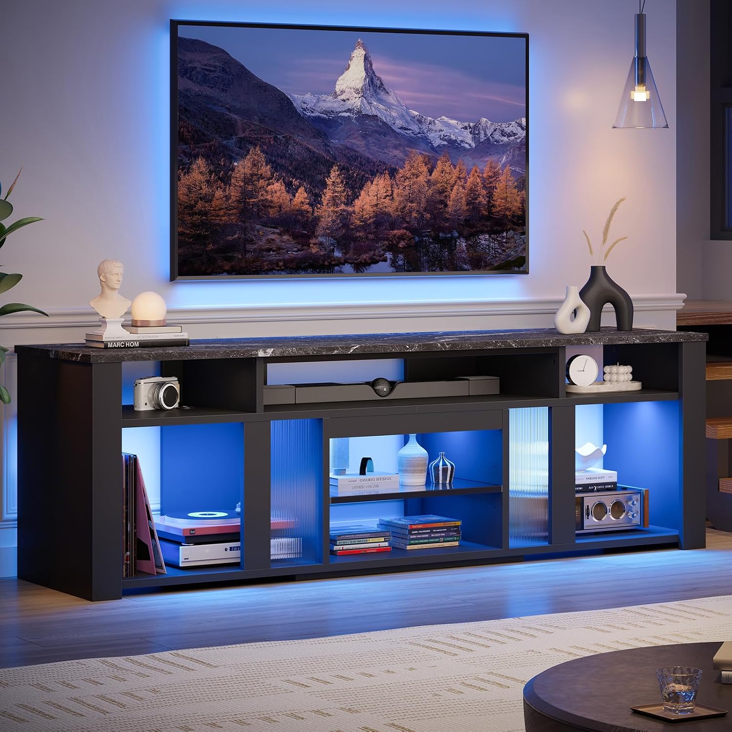 Mobile TV da 80 Pollici, Centr - Gaming Console Tv Stand recensione e prezzo