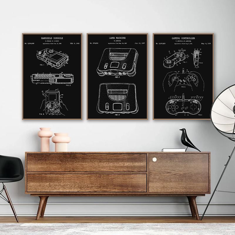 Poster e Stampe Vintage di Con - Gaming Console Picture recensione e prezzo