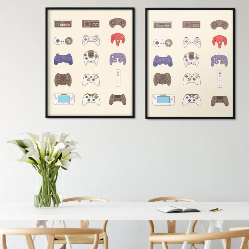 Poster su Tela dell'Evoluzione - Gaming Console Picture recensione e prezzo