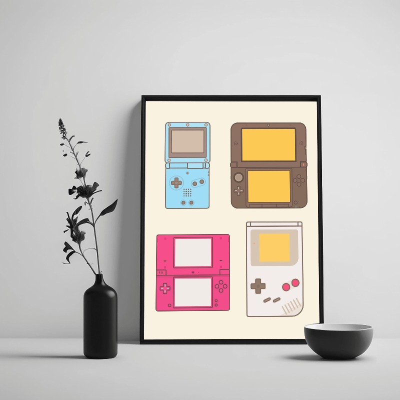 Poster su Tela dell'Evoluzione - Gaming Console Picture recensione e prezzo
