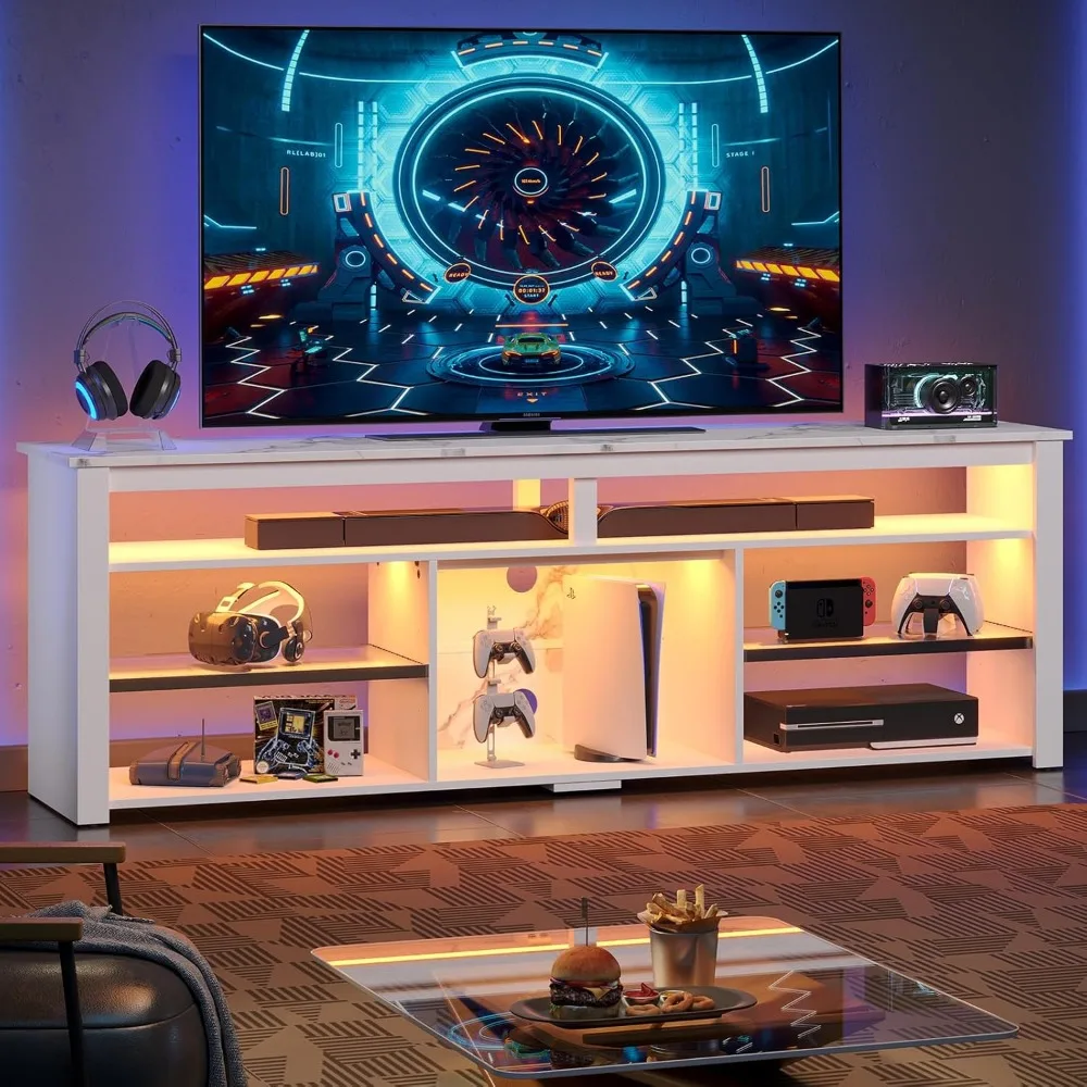 Supporto TV per TV da 75 polli - Gaming Console Tv Stand recensione e prezzo