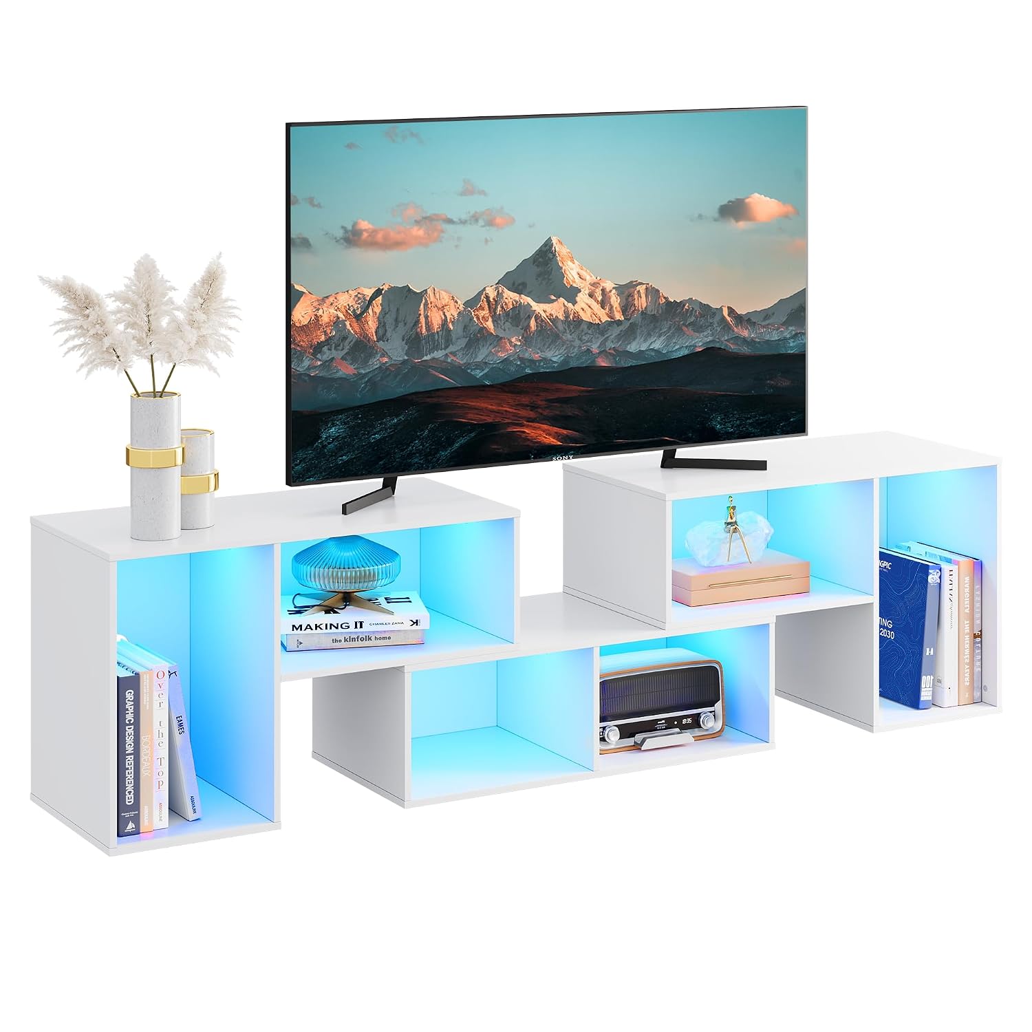 Mobile TV Deformabile con Stri - Gaming Console Tv Stand recensione e prezzo