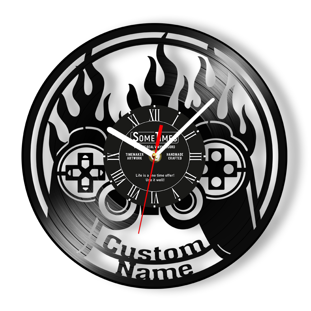 Orologio da Parete in Vinile P - Gaming Console Names recensione e prezzo