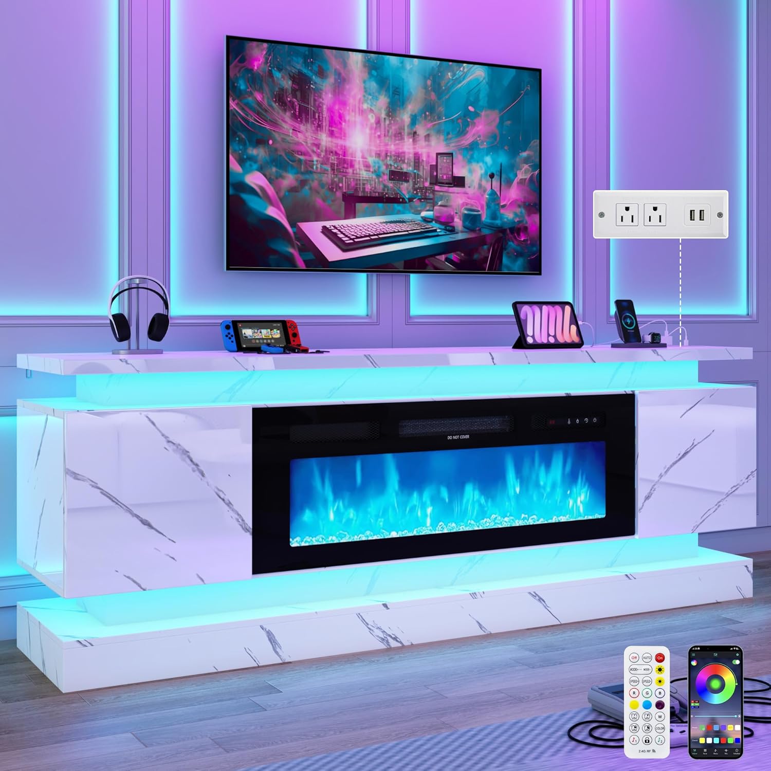 Supporti per TV LED da 71 poll - Gaming Console Tv Stand recensione e prezzo