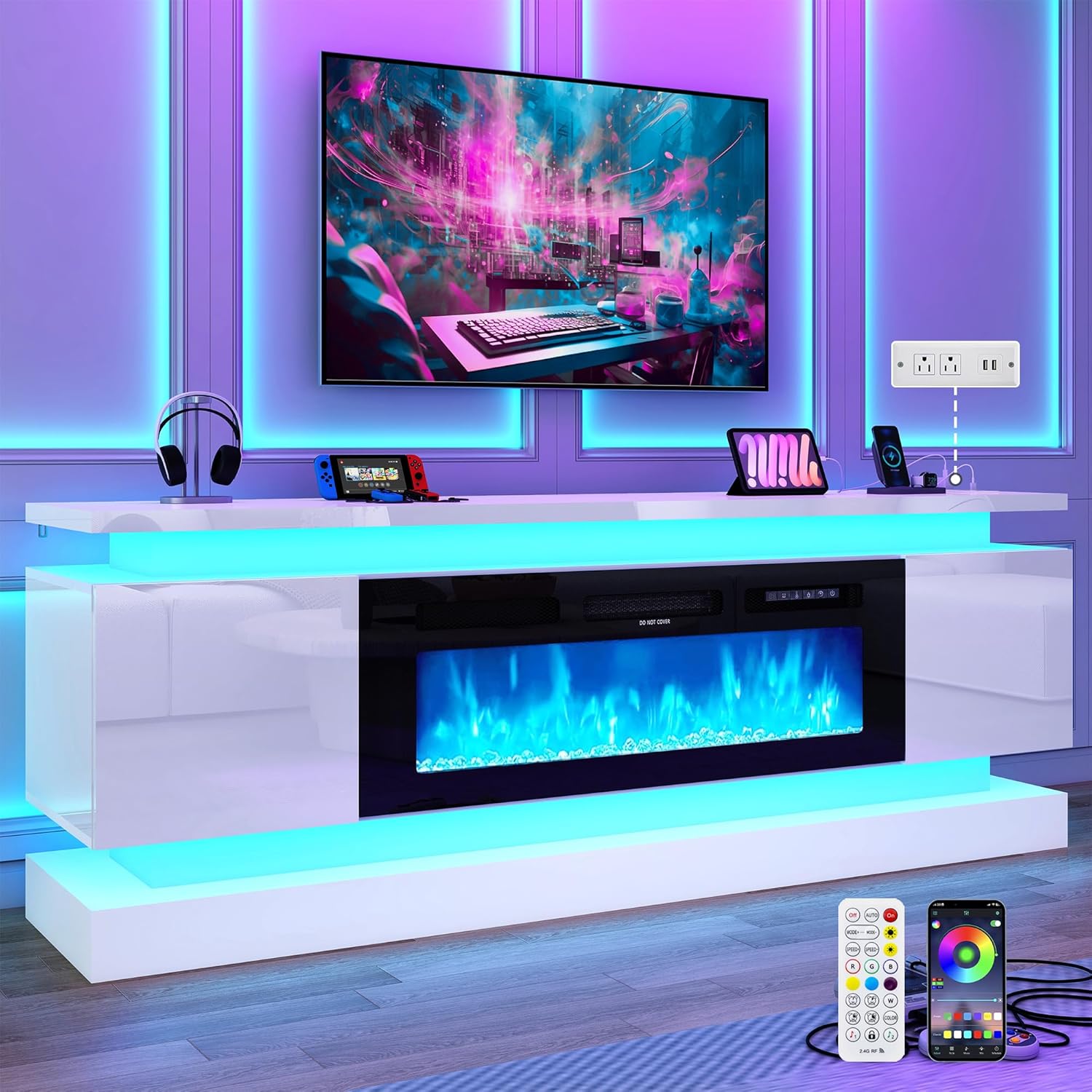 Supporti per TV LED da 71 poll - Gaming Console Tv Stand recensione e prezzo