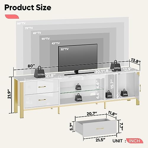 Supporto TV per televisori da  - Gaming Console Tv Stand recensione e prezzo