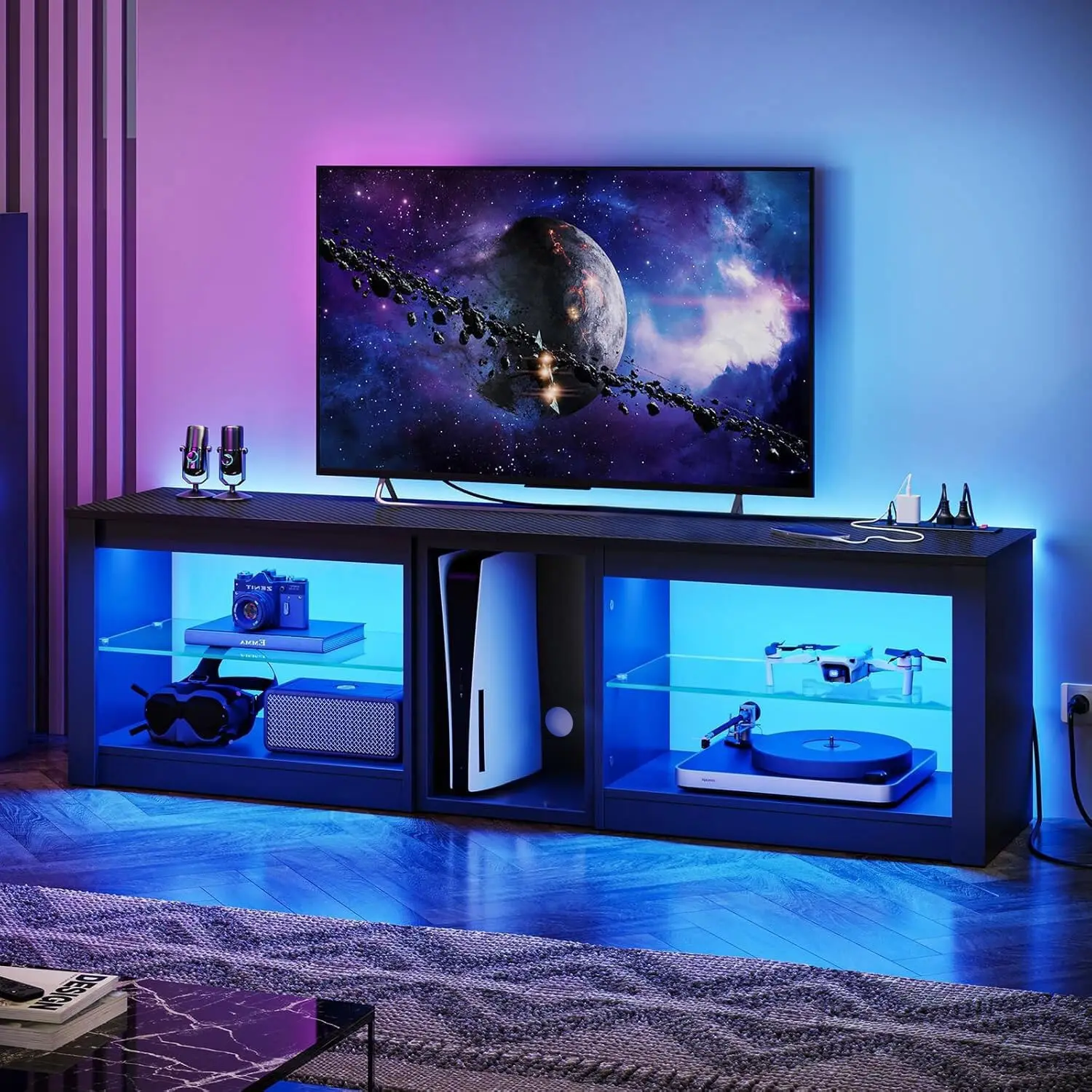 Mobile TV per PS5 con Prese di - Gaming Console Tv Stand recensione e prezzo